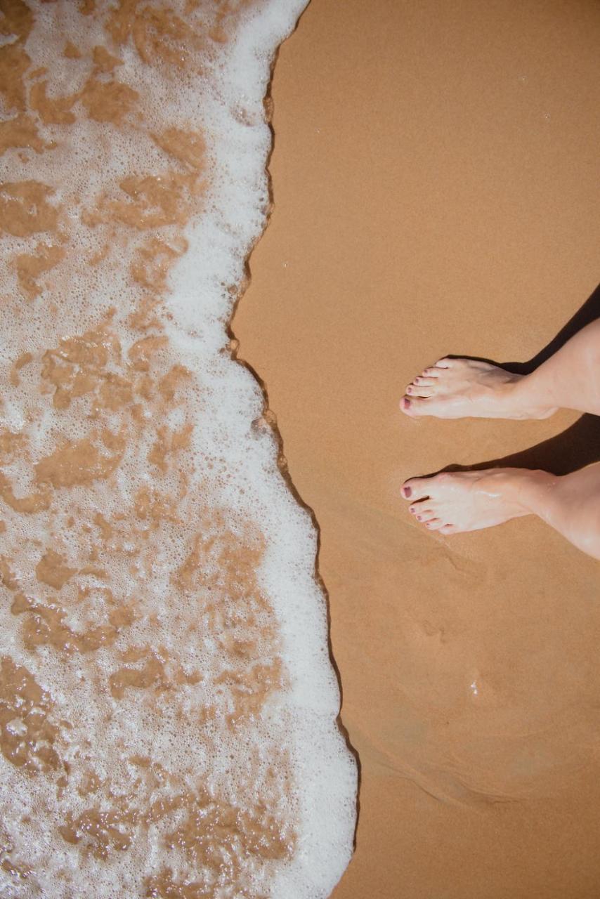 Flat Guarajuba Beira da Praia pé na areia Exterior foto