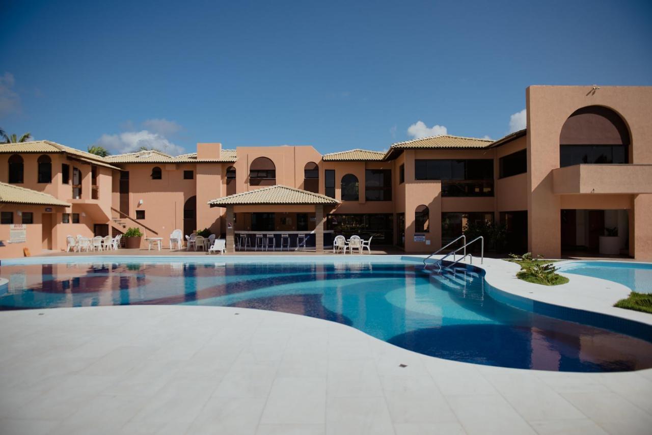 Flat Guarajuba Beira da Praia pé na areia Exterior foto