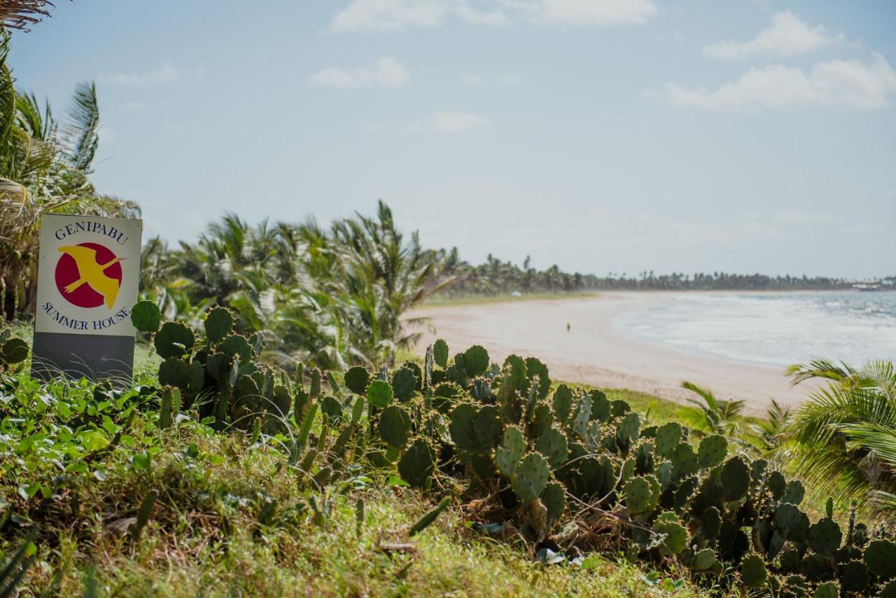 Flat Guarajuba Beira da Praia pé na areia Exterior foto