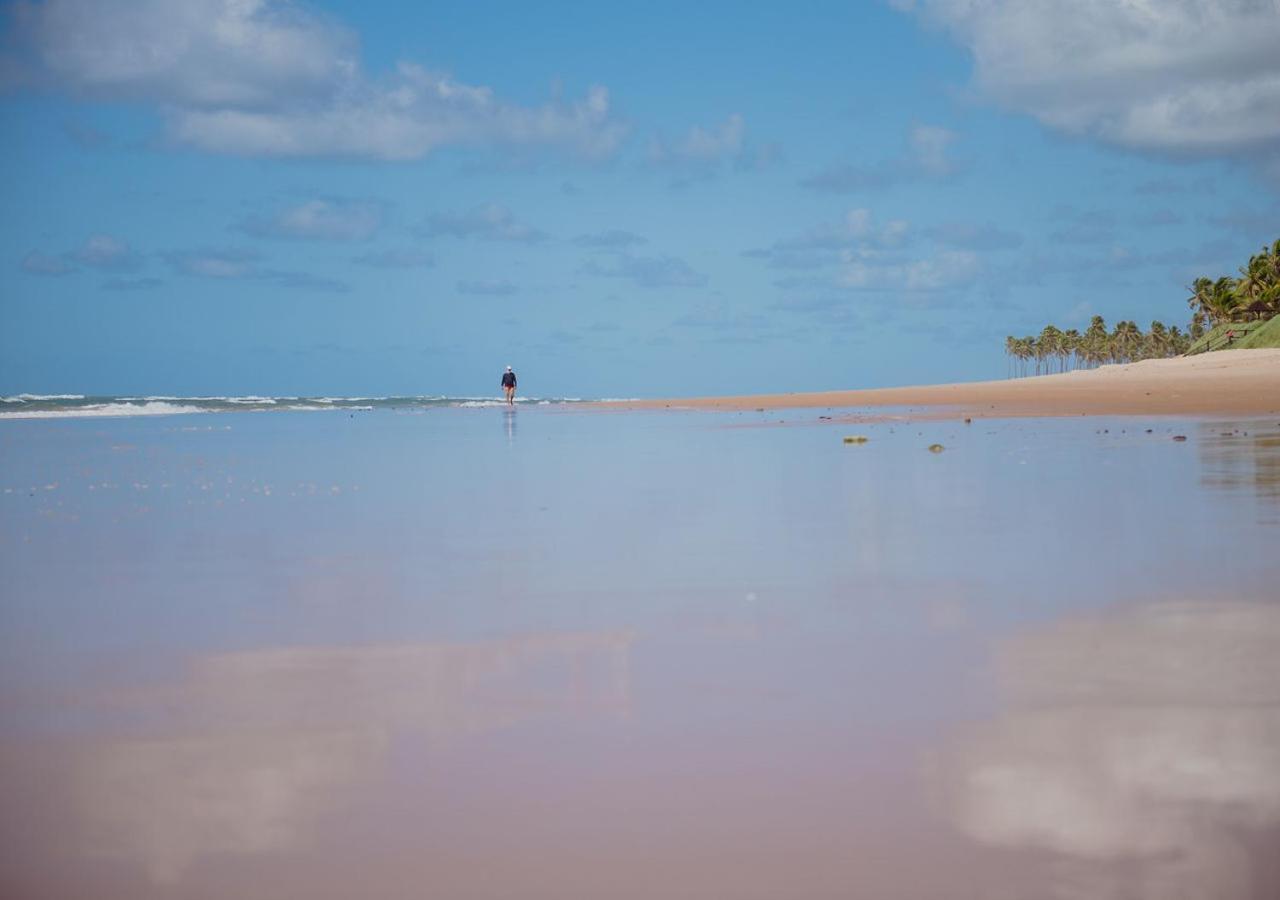 Flat Guarajuba Beira da Praia pé na areia Exterior foto
