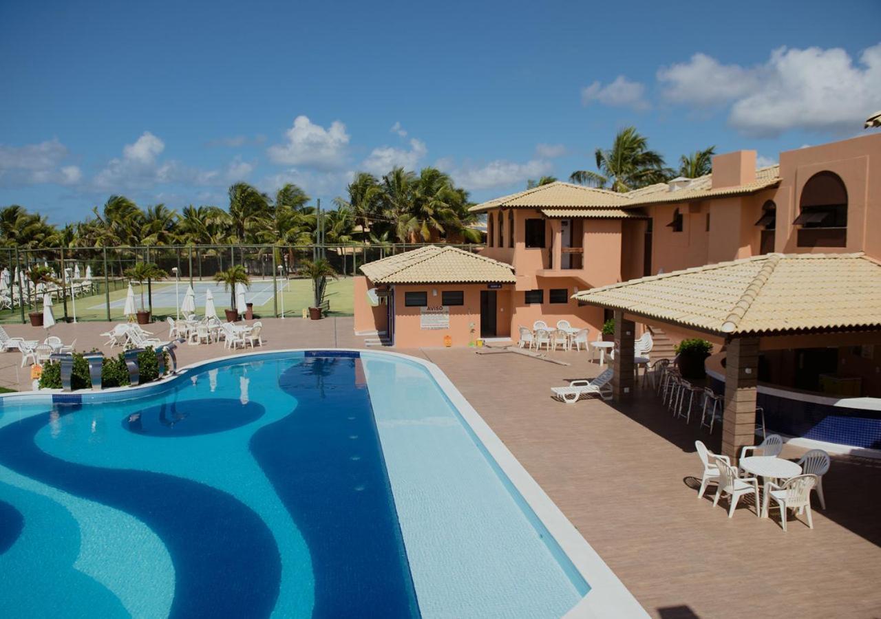 Flat Guarajuba Beira da Praia pé na areia Exterior foto