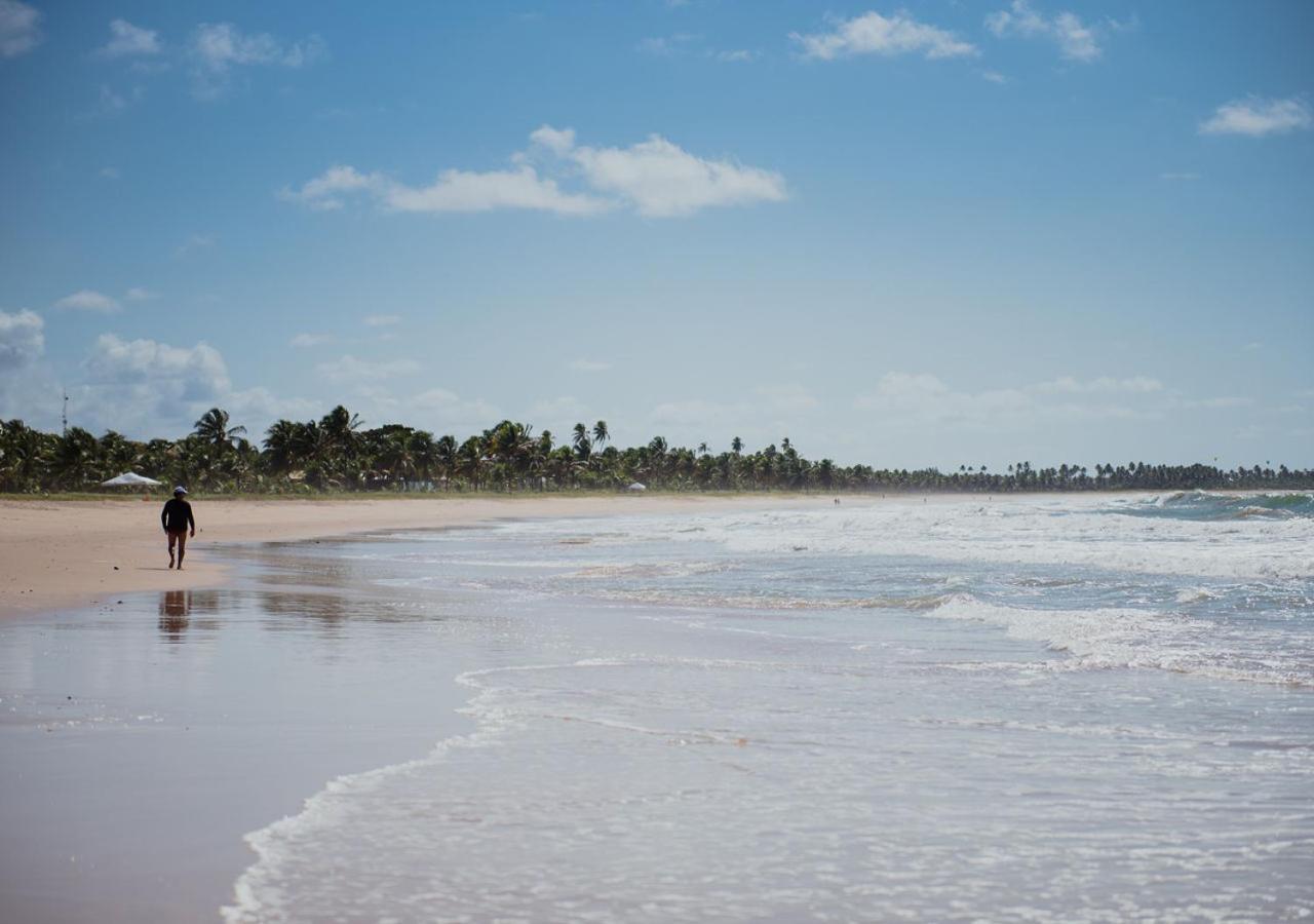 Flat Guarajuba Beira da Praia pé na areia Exterior foto