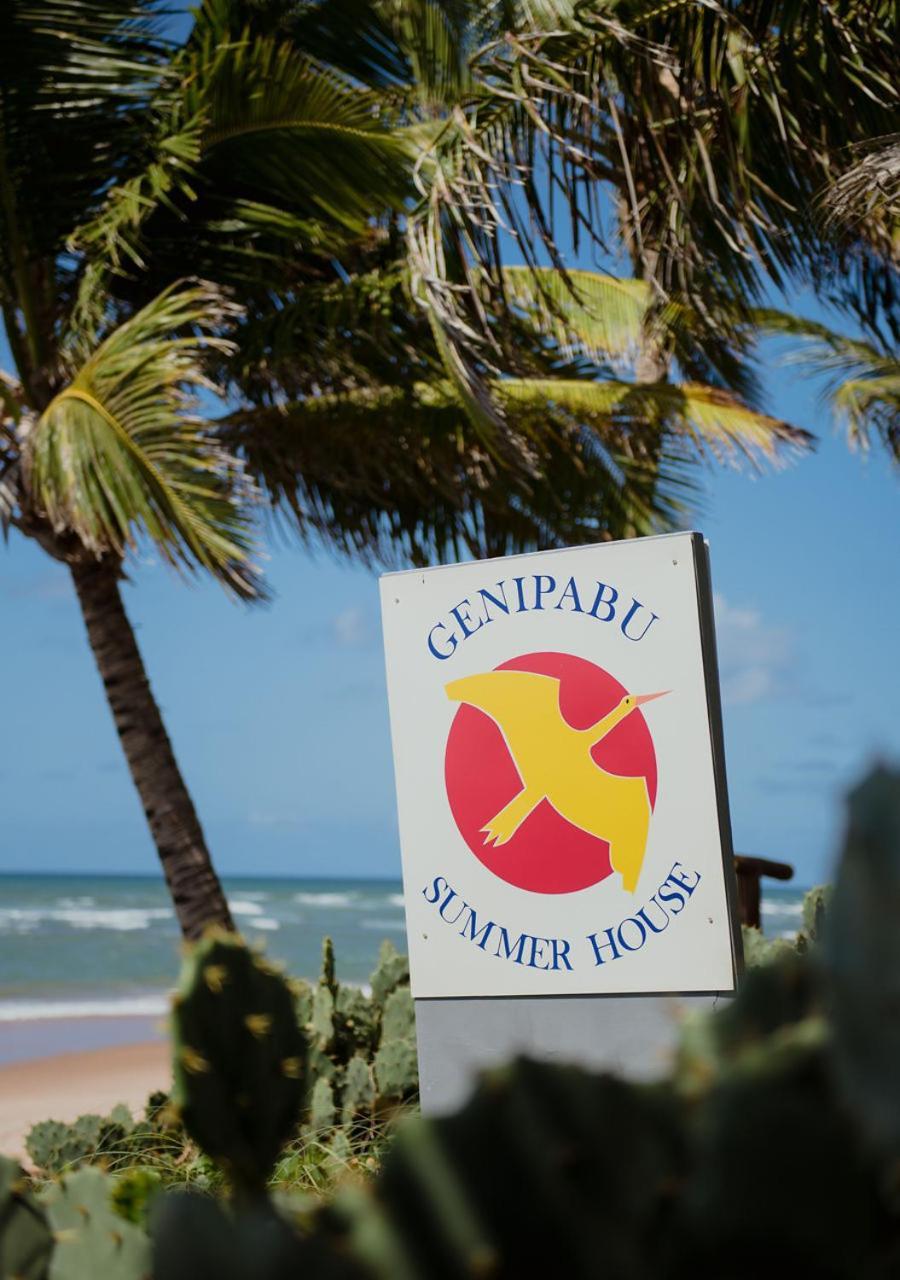 Flat Guarajuba Beira da Praia pé na areia Exterior foto