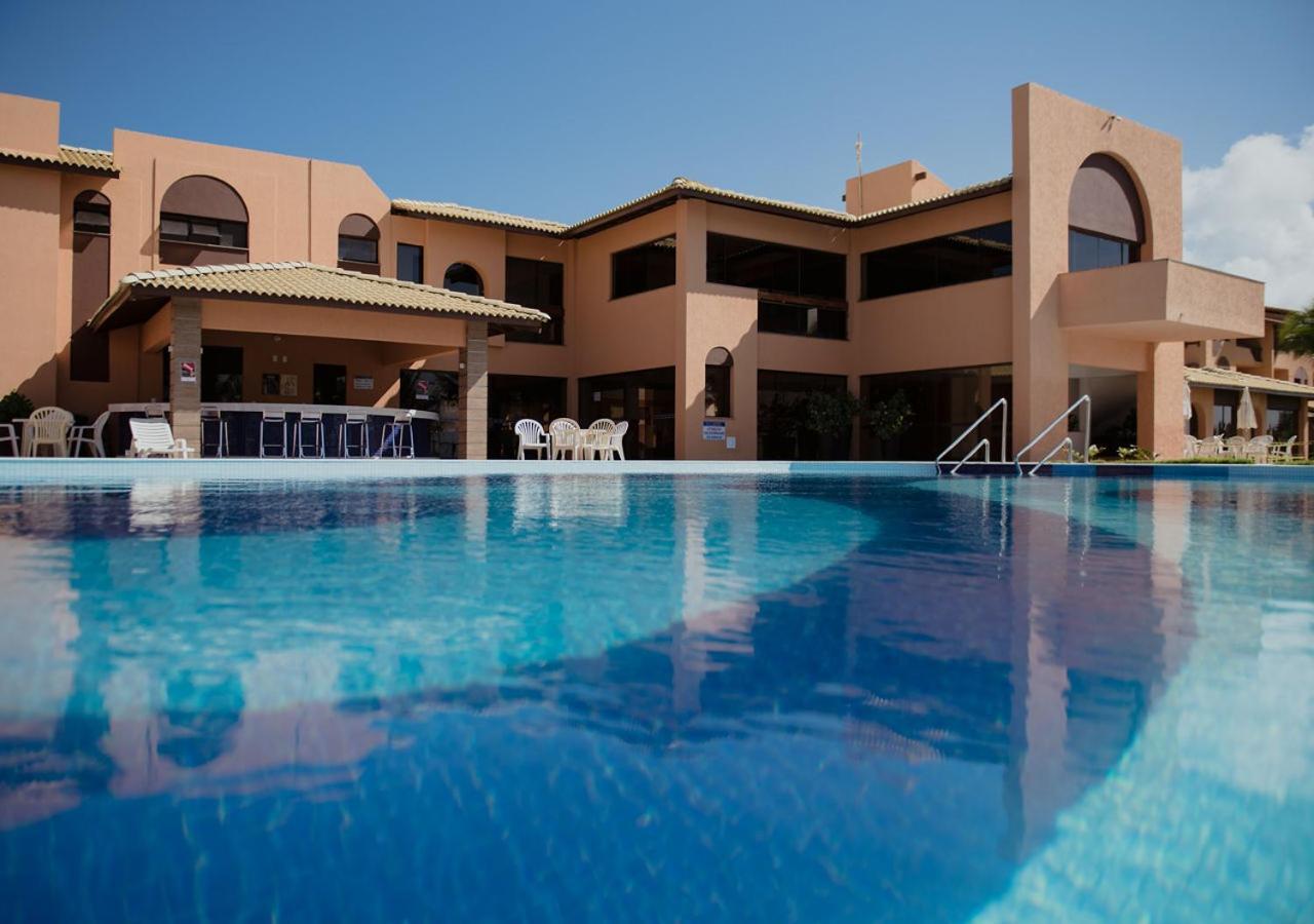 Flat Guarajuba Beira da Praia pé na areia Exterior foto